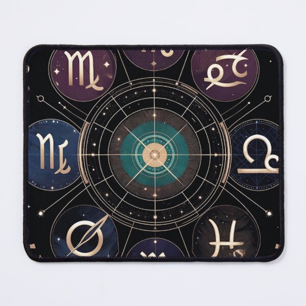 Item preview, Astrological Zodiac Wheel Design designed and sold by IntelliMindDesigns.