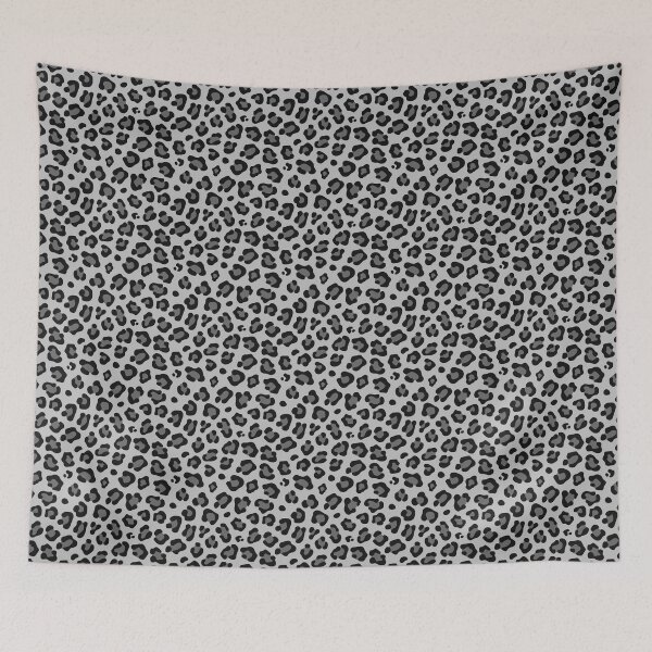 Item preview, Silver And Black Leopard Print designed and sold by pattern-archive.