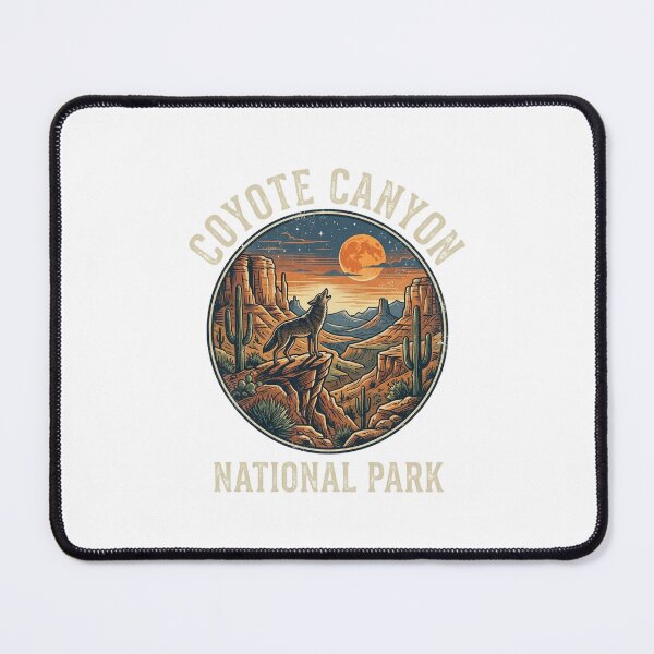 Item preview, Coyote Canyon National Park Howling Wolf Desert Moon designed and sold by longngusuc.