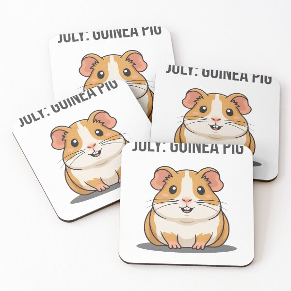 Item preview, July Guinea Pig Personality Animal Birthday Design – Sensitive Affectionate Caring Gift designed and sold by Cool-cat-art.
