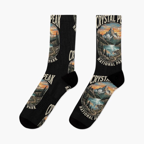 Item preview, Crystal Peak National Park Vintage Mountain Lake View designed and sold by longngusuc.