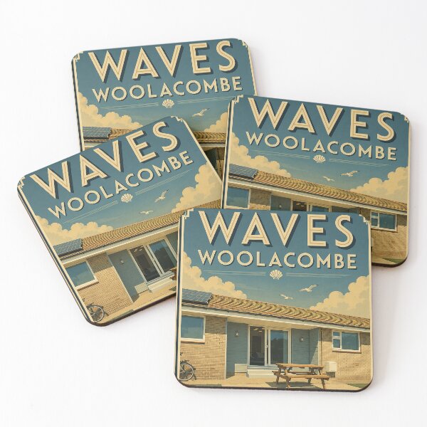 Aperçu de l'œuvre Waves Woolacombe créée et vendue par The Deco Bureau.