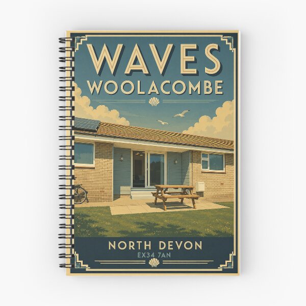 Item preview, Waves Woolacombe designed and sold by The Deco Bureau.