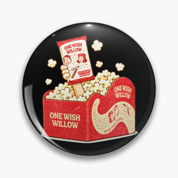 Item preview, One Wish Willow Your Only One Wish Retro Popcorn Friendship designed and sold by SeraXYZ.