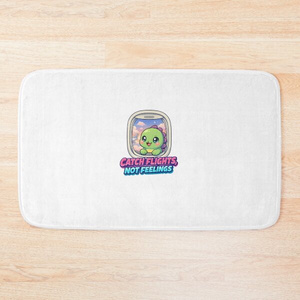 Item preview, Catch Flights Not Feelings Funny Travel Airplane Sticker⁠ designed and sold by MIROUZ2000.
