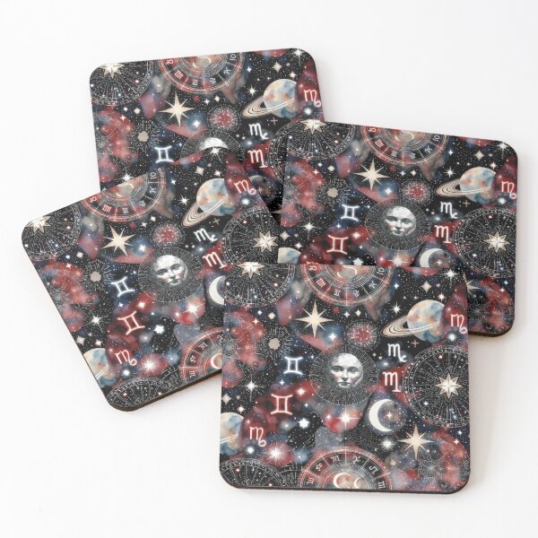 Item preview, Cosmic Zodiac Moon Star Collage designed and sold by IntelliMindDesigns.