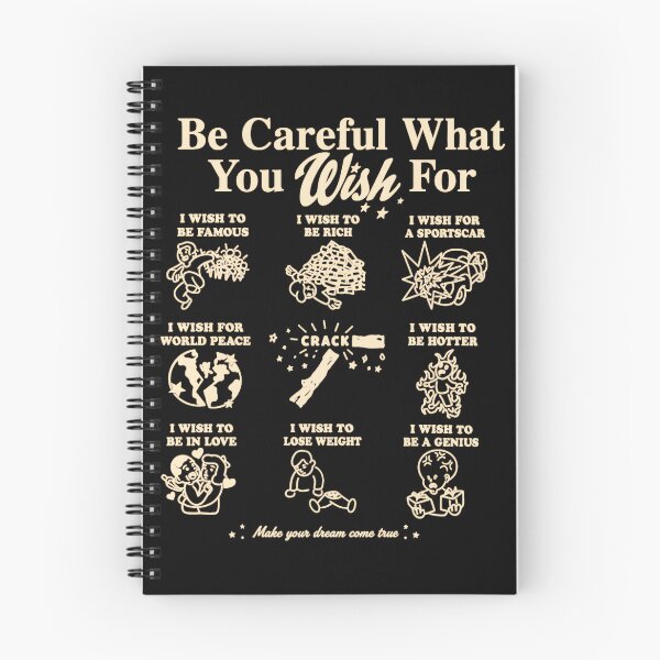 Item preview, Be Careful What You Wish For Dark Humor designed and sold by SeraXYZ.