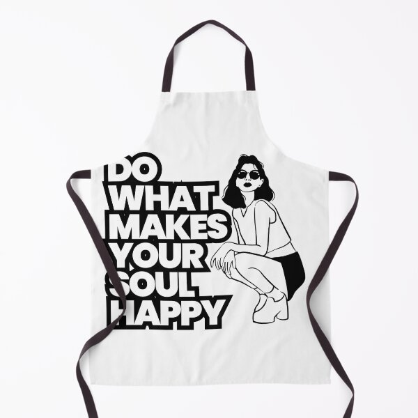 Item preview, Do What Makes Your Soul Happy Retro Aesthetic Girl Line Art designed and sold by SoftAuraStudi0.