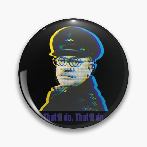 Item preview, Captain Mainwaring Portrait Poster Design Today Graphic Art designed and sold by williamletch.