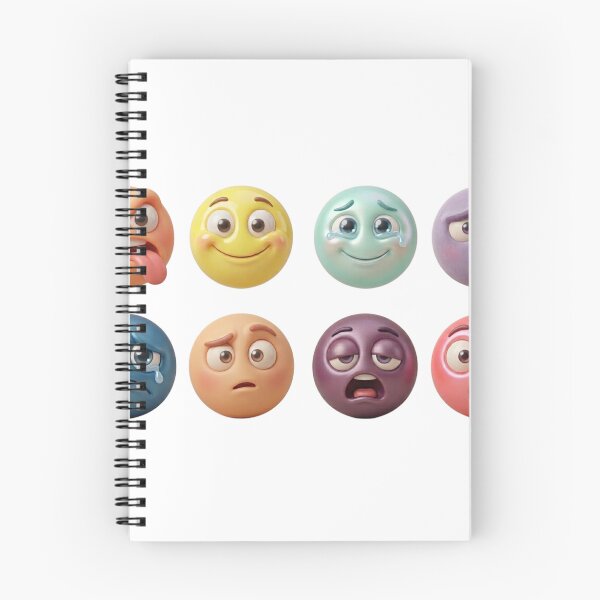 Item preview, Colorful Emoji Faces Expressing Different Emotions designed and sold by Carrinho21.