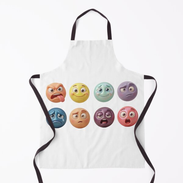 Item preview, Colorful Emoji Faces Expressing Different Emotions designed and sold by Carrinho21.