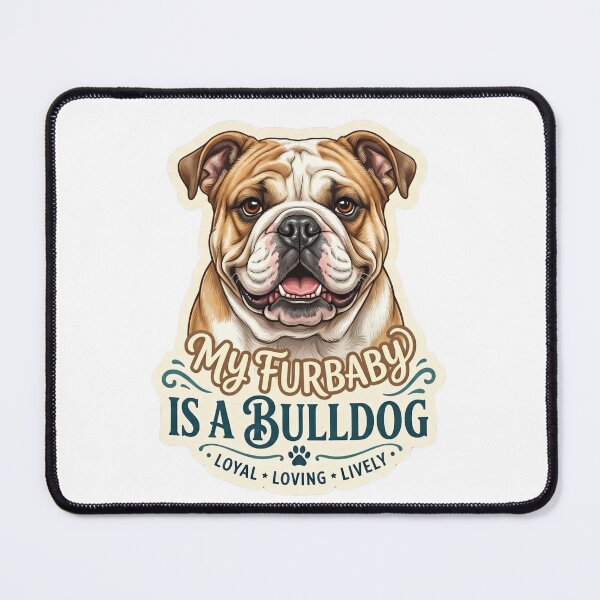 Item preview, My Furbaby Is A Bulldog Loyal Loving Dog Owner designed and sold by CdnVeteranGraphics .