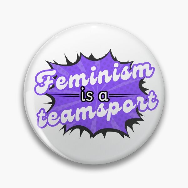 Item preview, Feminism is a teamsport! Purple designed and sold by Cages or Wings.