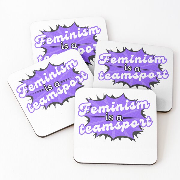 Item preview, Feminism is a teamsport! Purple designed and sold by Cages or Wings.