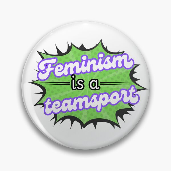 Item preview, Feminism is a teamsport! Green designed and sold by Cages or Wings.
