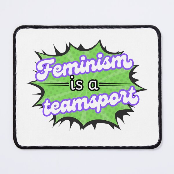 Item preview, Feminism is a teamsport! Green designed and sold by Cages or Wings.