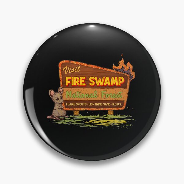 Item preview, Retro Visit Fire Swamp Forest Sign designed and sold by Sugengthecraftd.