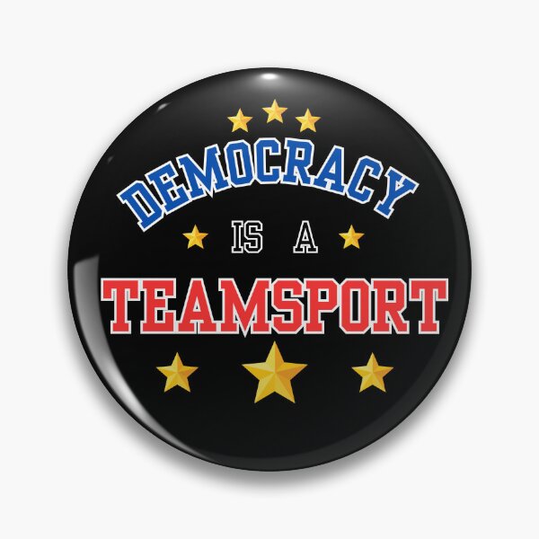 Item preview, Democracy is a teamsport! designed and sold by Cages or Wings.