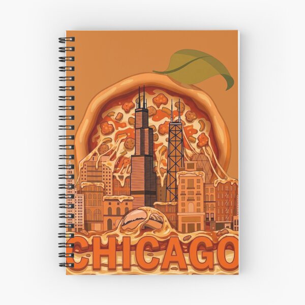 Item preview, Iconic Chicago Architecture Meets Deep Dish designed and sold by BoringClothes .