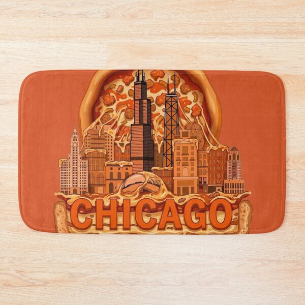 Item preview, Iconic Chicago Architecture Meets Deep Dish designed and sold by BoringClothes .
