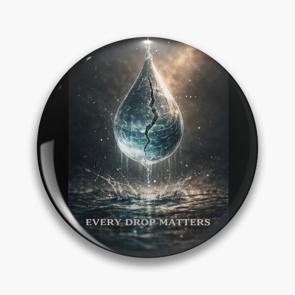 Item preview, Every Drop Matters Water Conservation Environmental Awareness Save Water Climate Change Design designed and sold by OrbitOfMind.