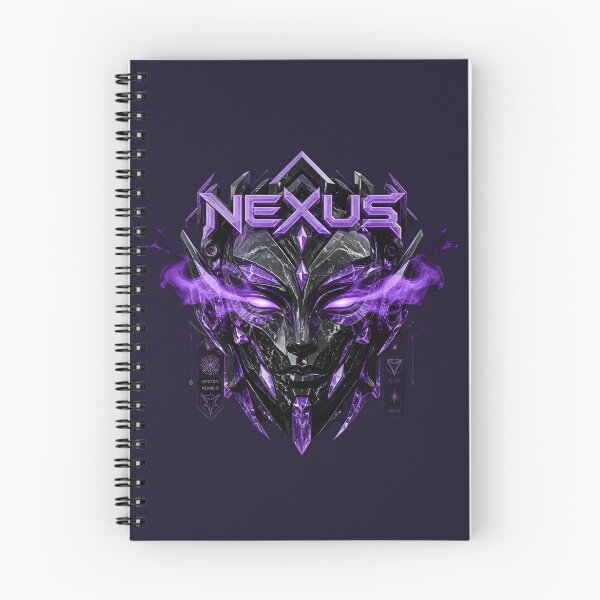Item preview, Nexus Cyber Mask Android Purple Neon Crystal Techwear Streetwear designed and sold by Novastitchshop.