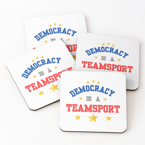 Item preview, Democracy is a Teamsport! designed and sold by Cages or Wings.