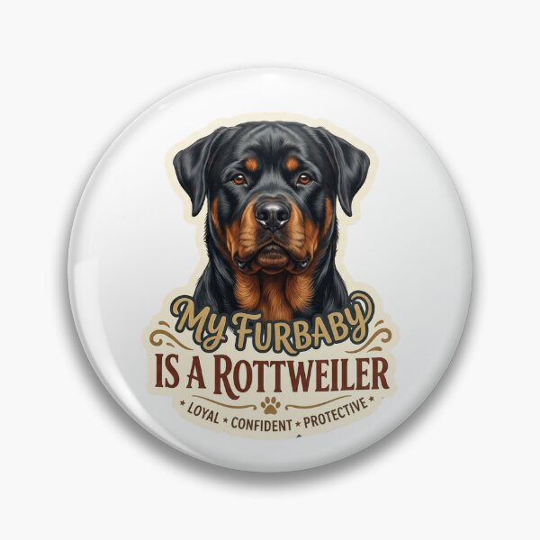 Item preview, My Furbaby Is A Rottweiler Dog Owner Lover designed and sold by CdnVeteranGraphics .