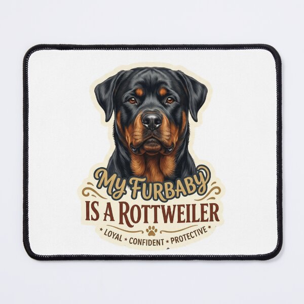 Item preview, My Furbaby Is A Rottweiler Dog Owner Lover designed and sold by CdnVeteranGraphics .