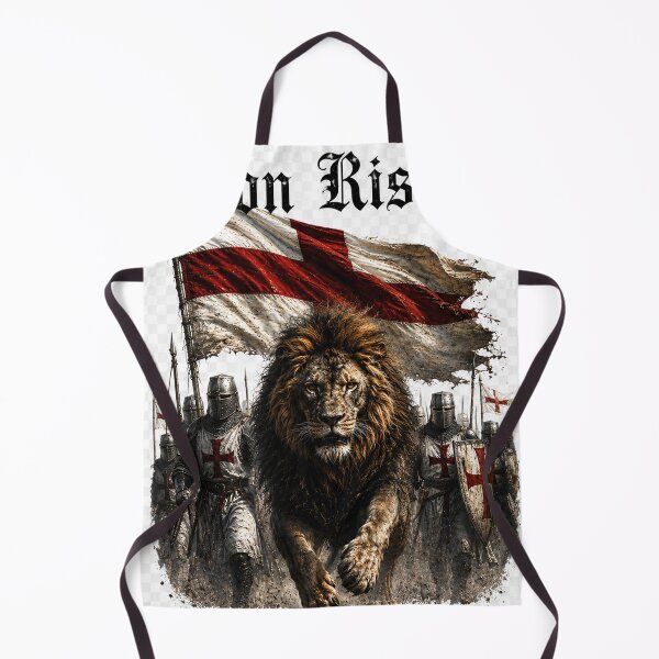 Item preview, Lion Rising Medieval Crusader Banner designed and sold by Moon & Thorn.