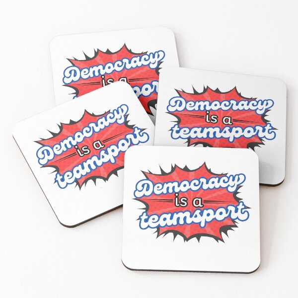 Item preview, Democracy is a Teamsport! designed and sold by Cages or Wings.