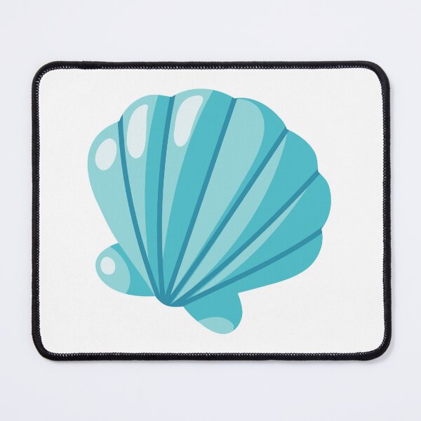 Item preview, Cute Turquoise Seashell Illustration designed and sold by EvLip-Artist.