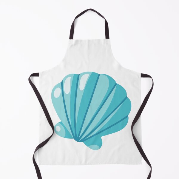 Item preview, Cute Turquoise Seashell Illustration designed and sold by EvLip-Artist.