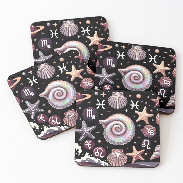 Item preview, Whimsical Space and Sea Pattern Art designed and sold by IntelliMindDesigns.