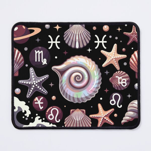 Item preview, Whimsical Space and Sea Pattern Art designed and sold by IntelliMindDesigns.