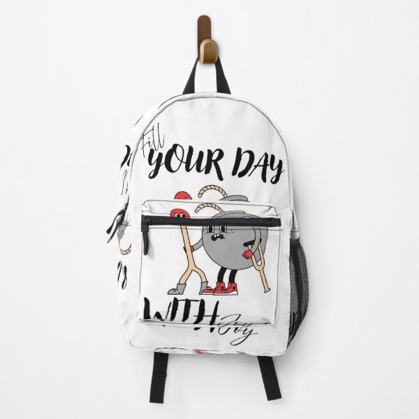 Item preview, Vintage Cartoon Bomb and Matchstick Fill Your Day With Joy Ironic Humor designed and sold by SoftAuraStudi0.
