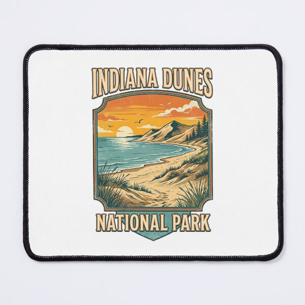 Item preview, Indiana Dunes National Park Retro Vintage Sunset Landscape designed and sold by longngusuc.