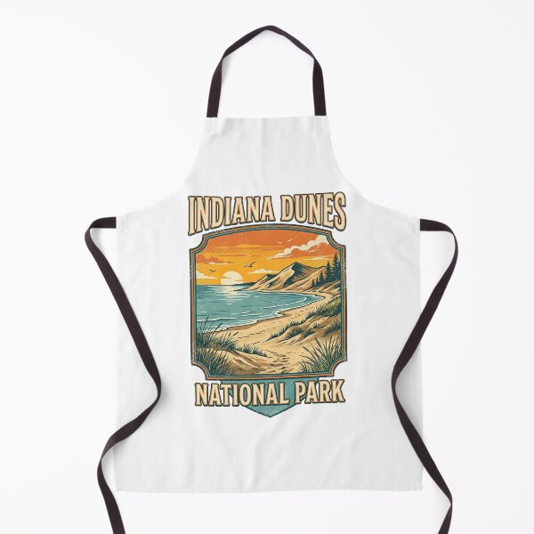 Item preview, Indiana Dunes National Park Retro Vintage Sunset Landscape designed and sold by longngusuc.
