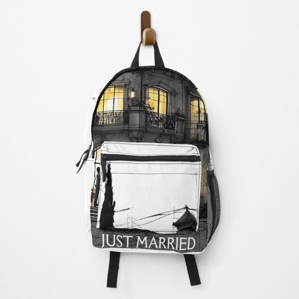 Item preview, Just Married - Romantic Wedding Luxury Villa Art designed and sold by Modern Nest Art.