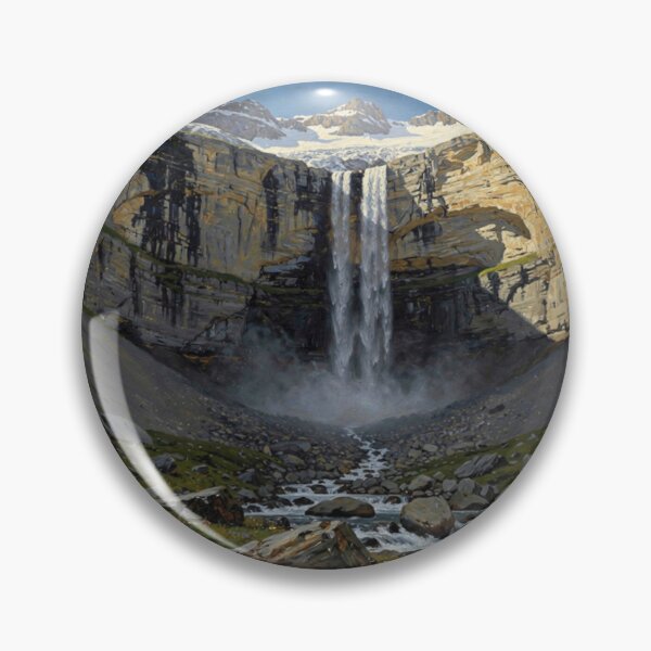 Item preview, Cirque de Gavarnie waterfall (France, Pyrenees) designed and sold by jefboutique6150.