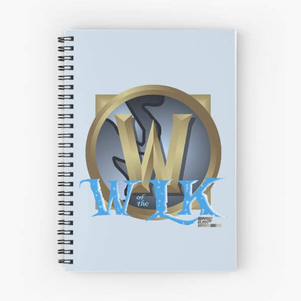 Artikelvorschau, Logo inspiriert von World of Warcraft: Wrath of the Lich King entworfen und verkauft von SupportClassSavage.