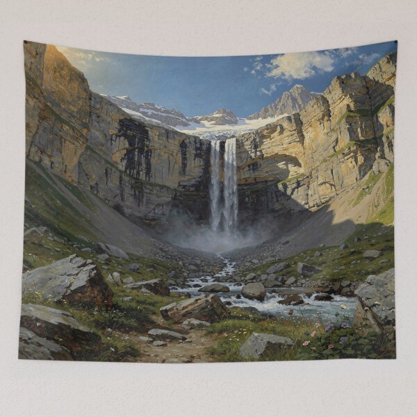 Item preview, Cirque de Gavarnie waterfall (France, Pyrenees) designed and sold by jefboutique6150.
