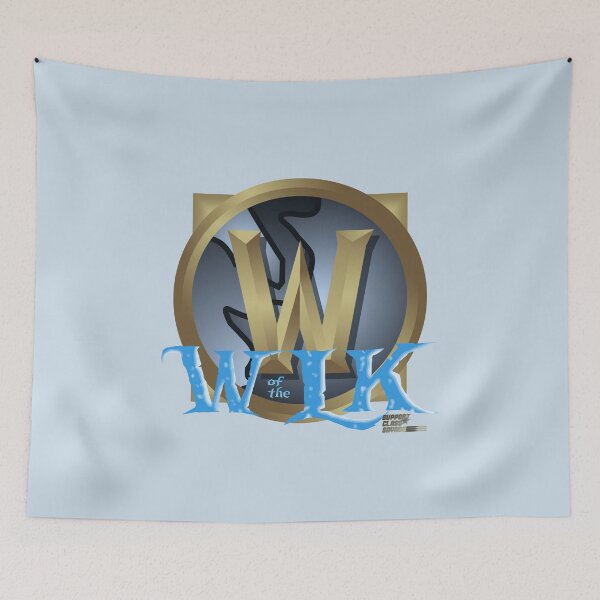 Item preview, World of Warcraft Wrath of the Lich King Inspired Logo designed and sold by SupportClassSavage.
