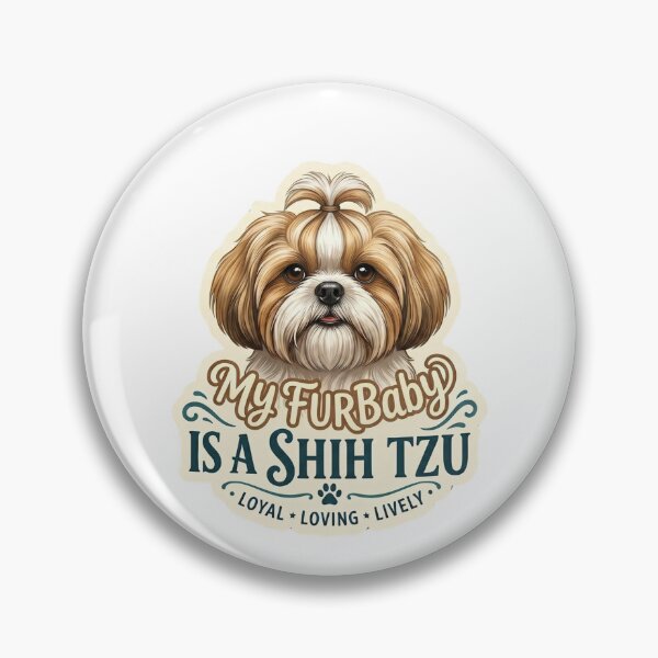 Item preview, Shih Tzu Furbaby Dog Loyal Loving Lively Pet designed and sold by CdnVeteranGraphics .