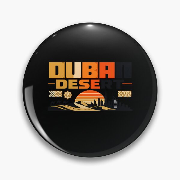 Item preview, Dubai Desert Retro Vintage Travel designed and sold by SJarts Creative Studio.
