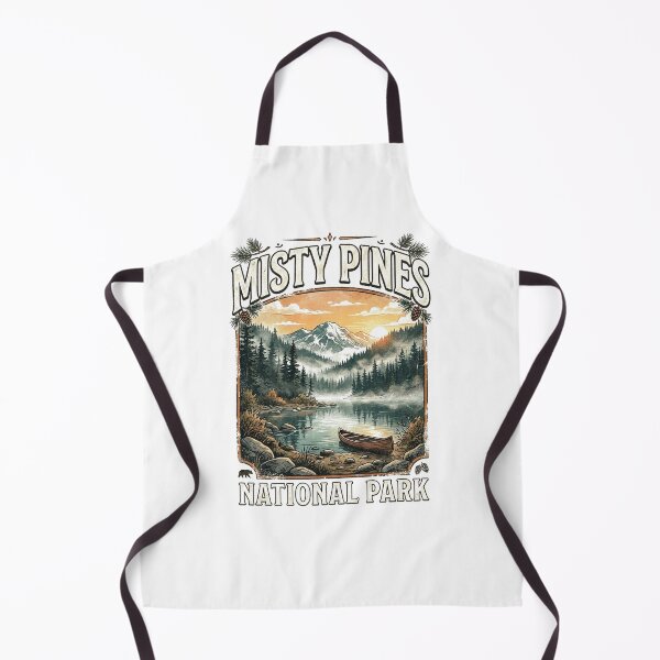 Item preview, National Park Misty Pines Scenic Nature Landscape View designed and sold by longngusuc.