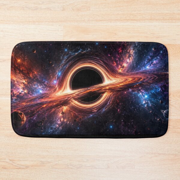 Item preview, Black Hole Singularity Desk Mat | Cosmic Nebula Space Art | Galaxy Gaming Mouse Pad designed and sold by VoglR.