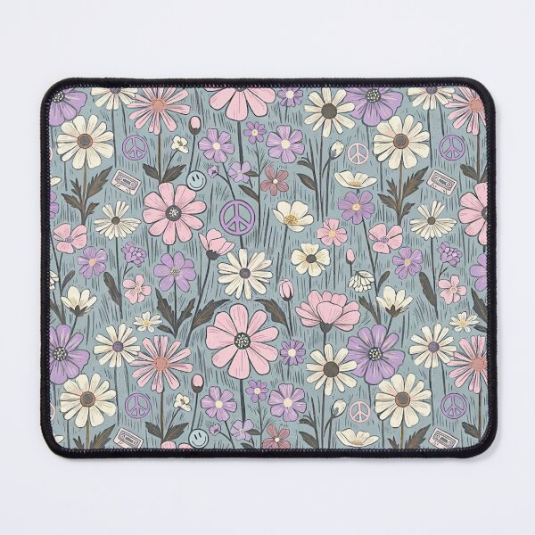Item preview, Soft Pastel Daisy Floral Pattern designed and sold by IntelliMindDesigns.