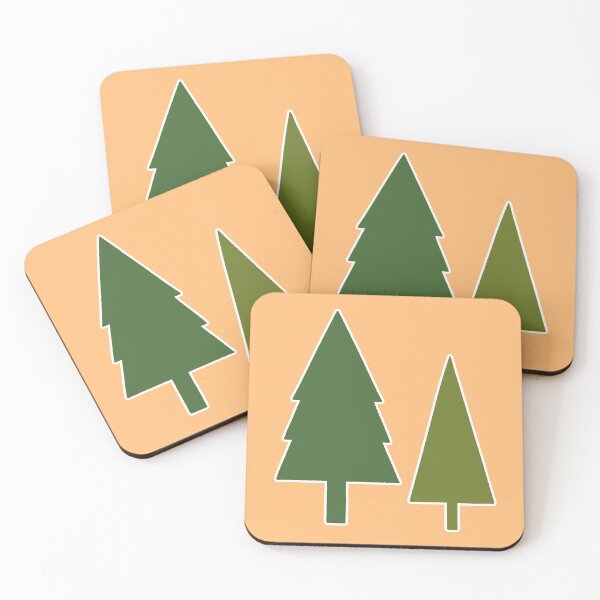 Item preview, Minimalist Forest Tree Icon Set Abstract Nature designed and sold by ubborn.