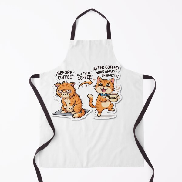Item preview, Grumpy Cat Before After Coffee Meme Funny Morning Person designed and sold by ryanguas.